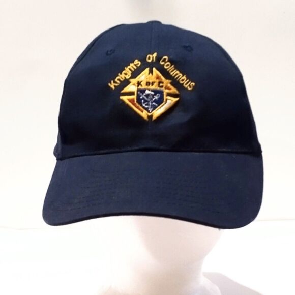 Knights of Columbus Navy Blue Embroidered Baseball Cap Council 4844 - Picture 1 of 4